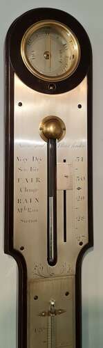 Excellent Mahogany Stick Barometer by Nairne & Blunt , London, c.1785