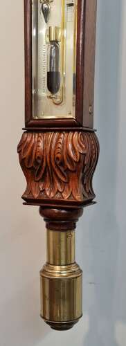 Rosewood marine barometer by Feathers, Dundee