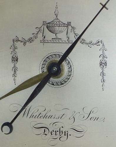 Regency Mahogany Wheel Barometer, Whitehurst & Son, Derby. C.1830.
